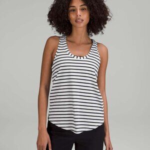 Lululemon Love Tank Top Yachtie Stripe White Black